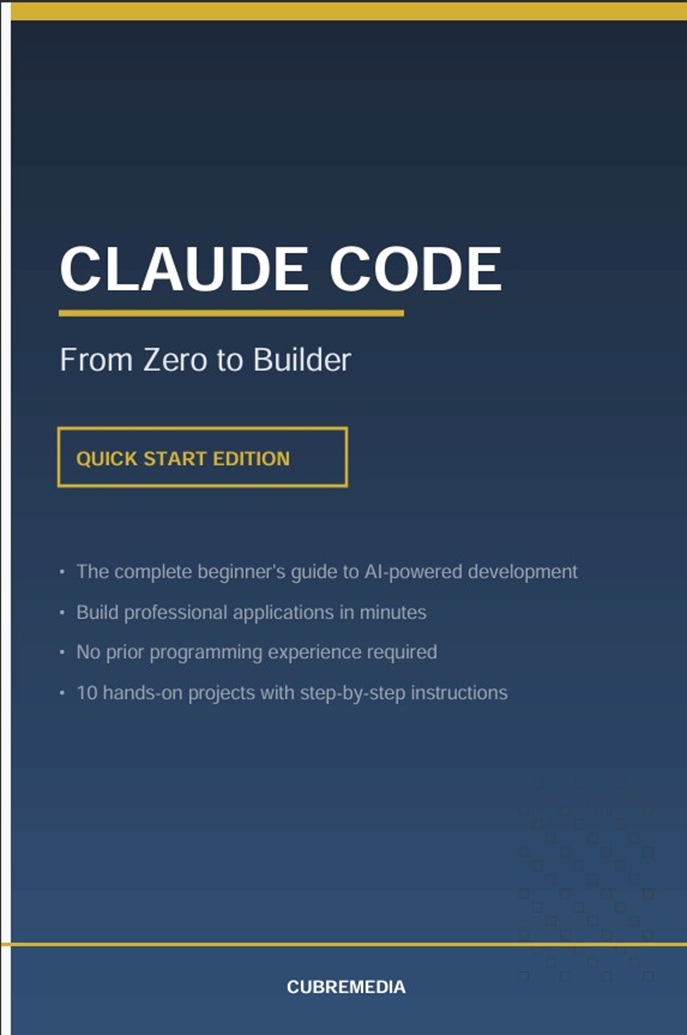 Claude Code: Zero to Builder - Book Cover